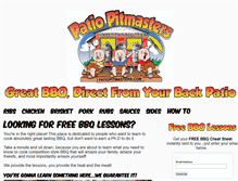Tablet Screenshot of patiopitmasters.com